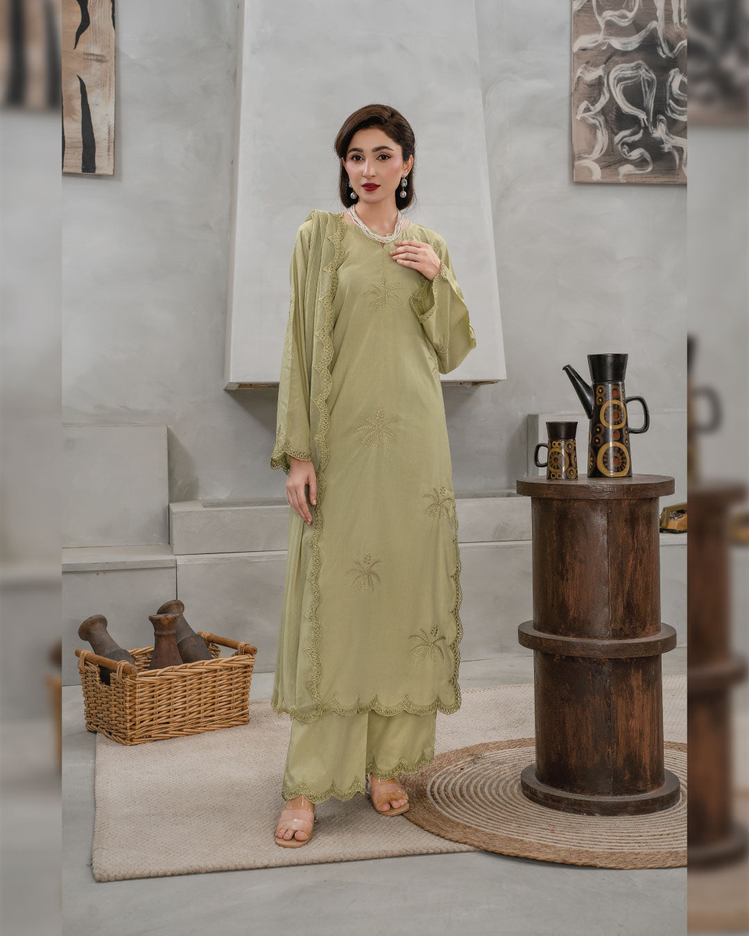 APPLE BLOOM | 3 PIECE STITCHED OUTFIT