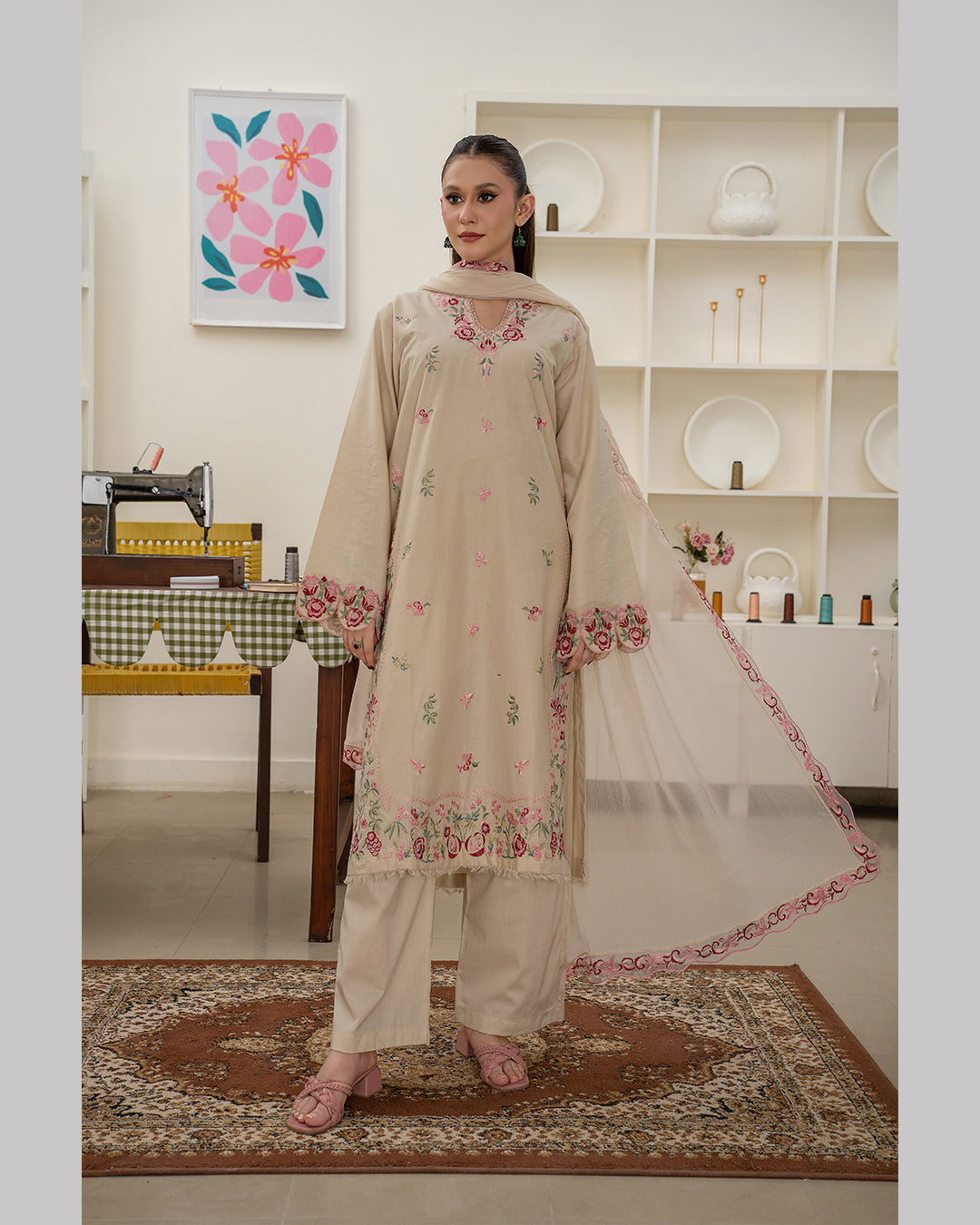 SANDY COCO | 3 PIECE STITCHED OUTFIT