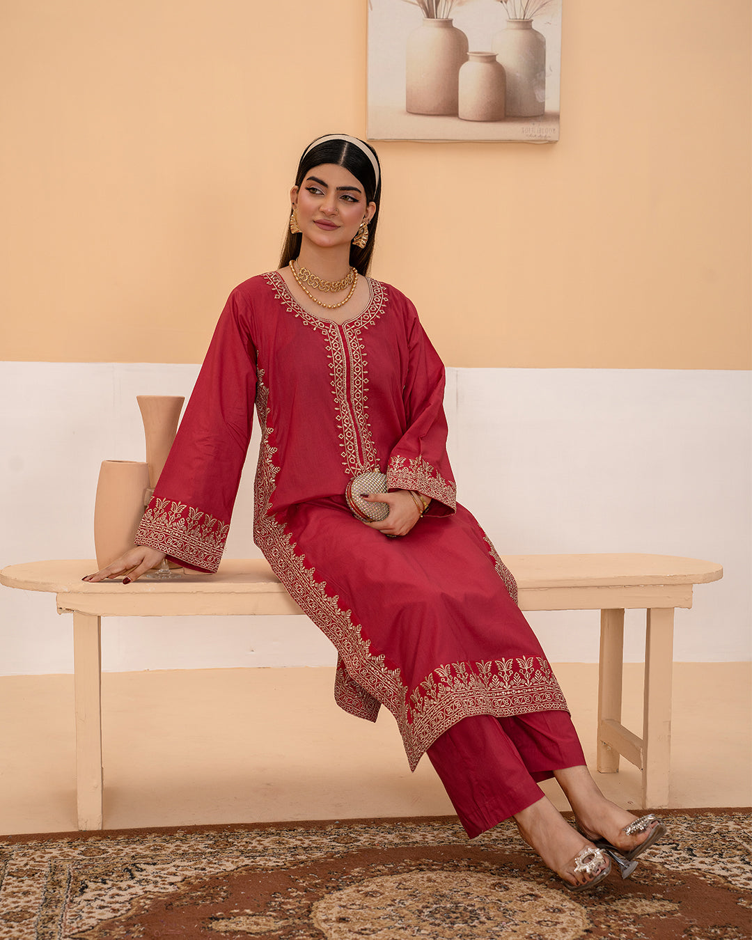 Candy Pink | 2-PIECE STITCHED SUIT