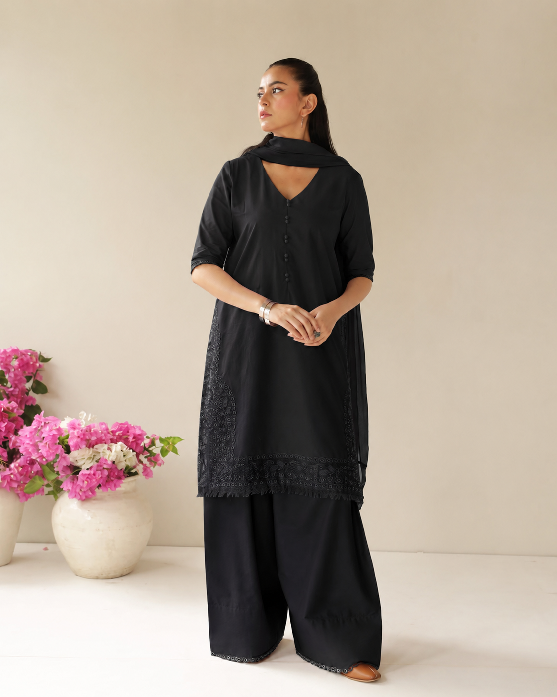 AMBER | 3 PIECE STITHCHED OUTFIT