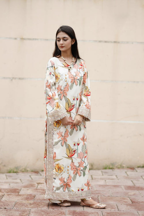 Allure Flora | 2 Piece Stitched Suit