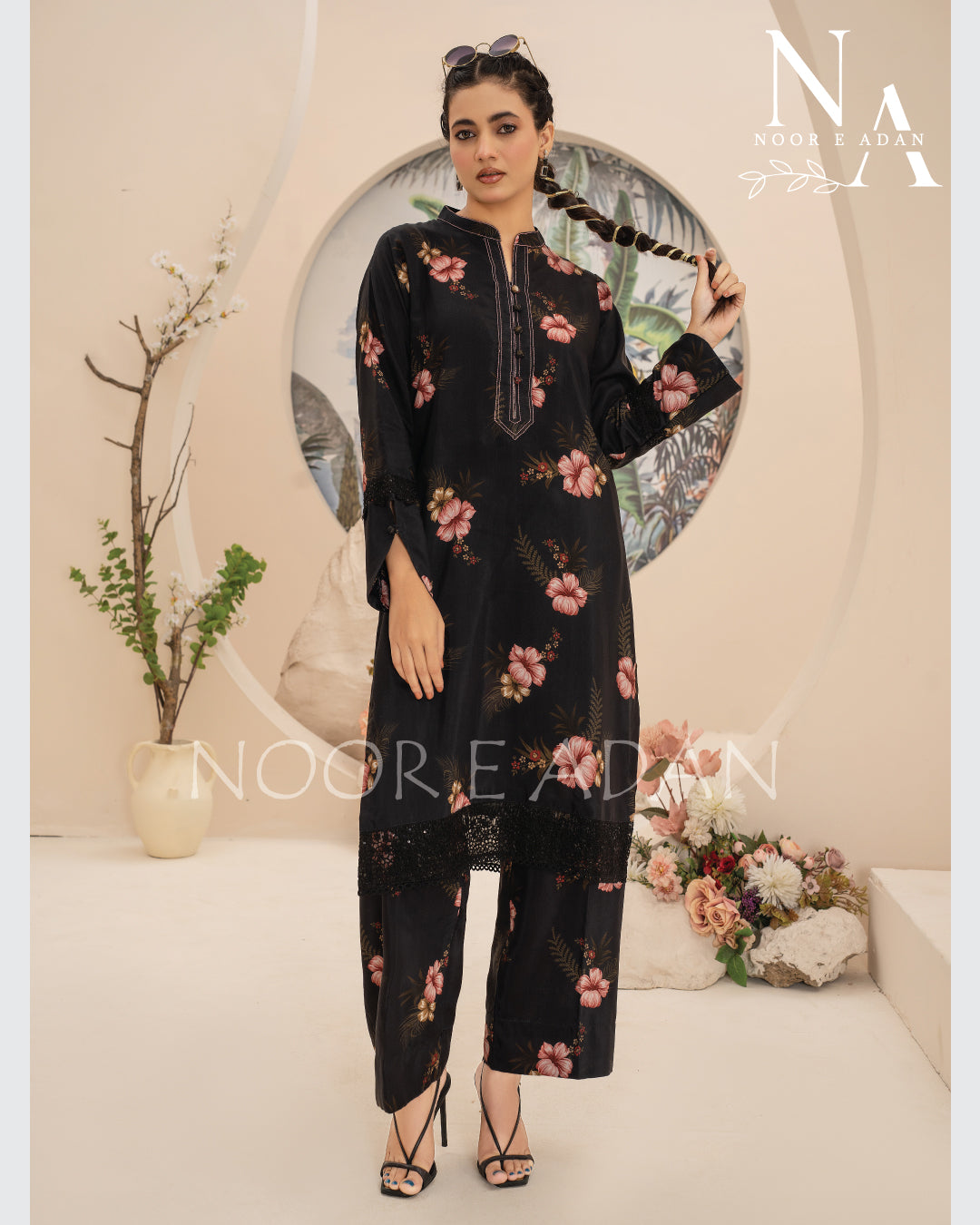 Floral Noir – Winter Viscose