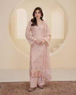 Soft Rose Pink | 3-Piece Stitched Suit