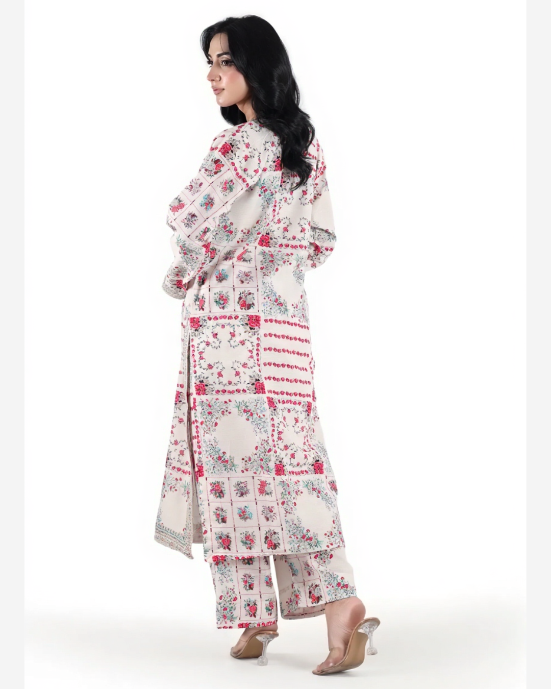 Ivory Breeze – 2-Piece Stitched Embroidered Suit