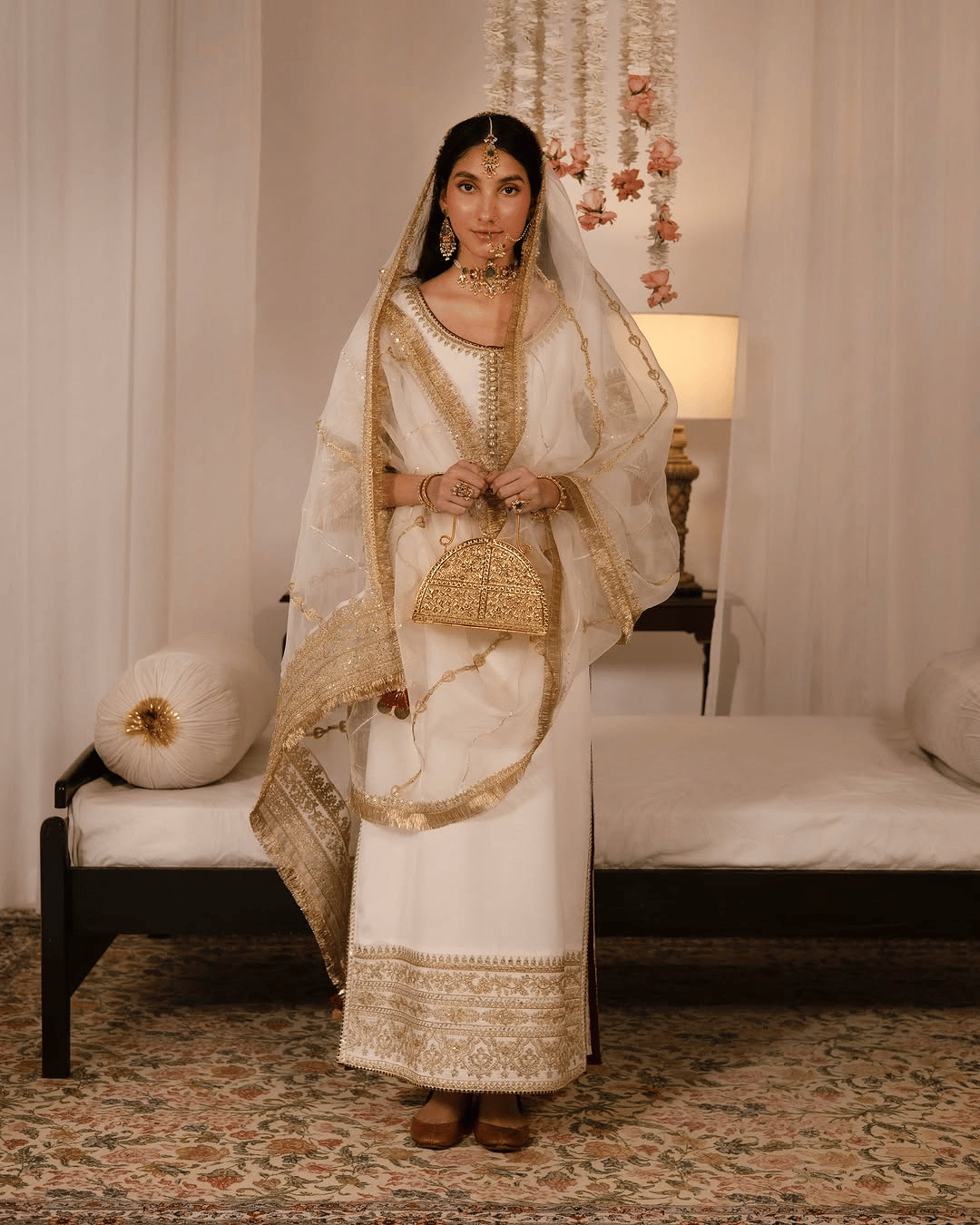 Safaid Zarqash | 3-Piece Stitched Embroidered Outfit