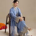 Blue Dew | 3 Piece stitched Outfit