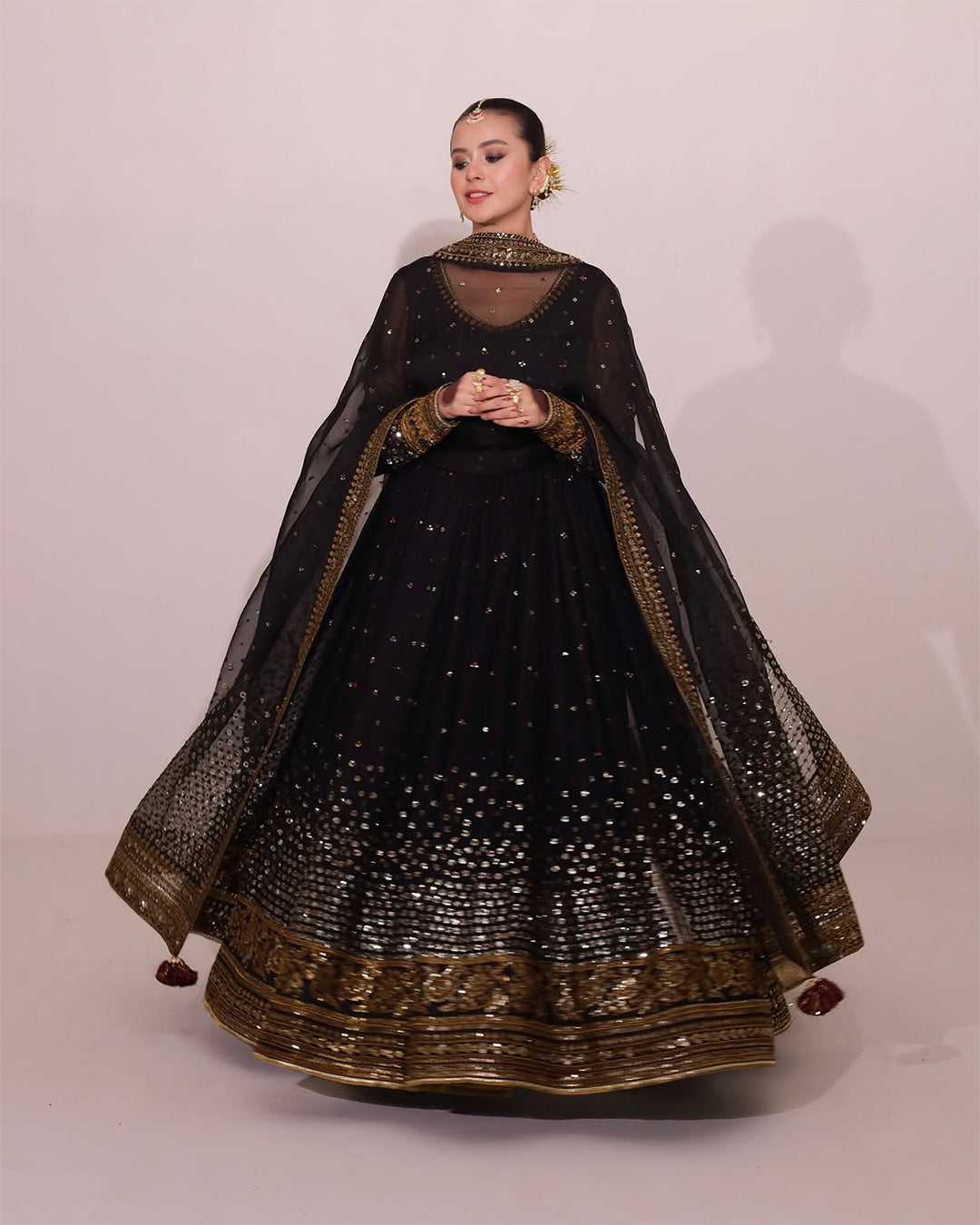 Jahan Ara Royale | Chiffon Bamber Silk 3 Piece
