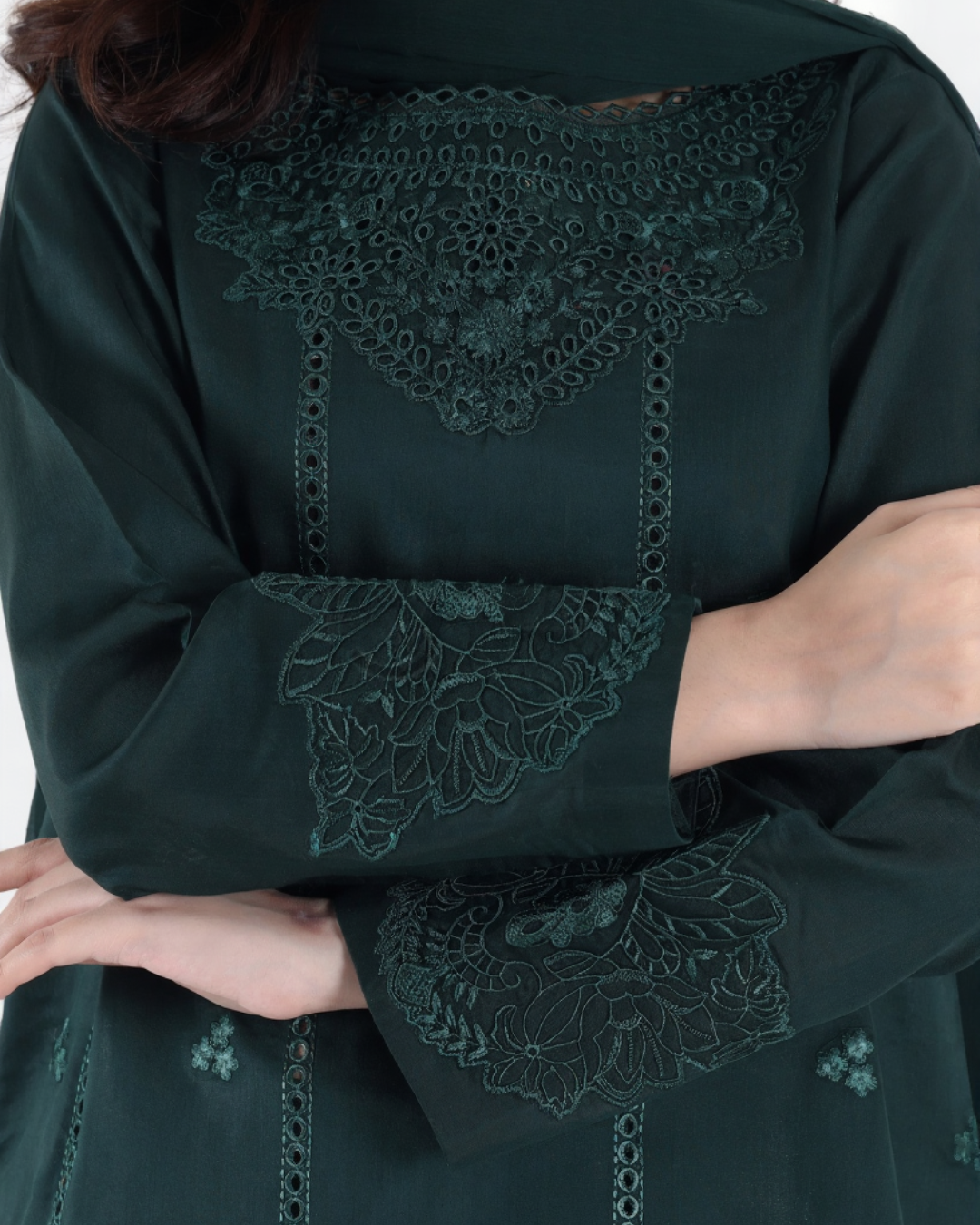 Green Aura - 3-Piece Stitched Emerald Suit