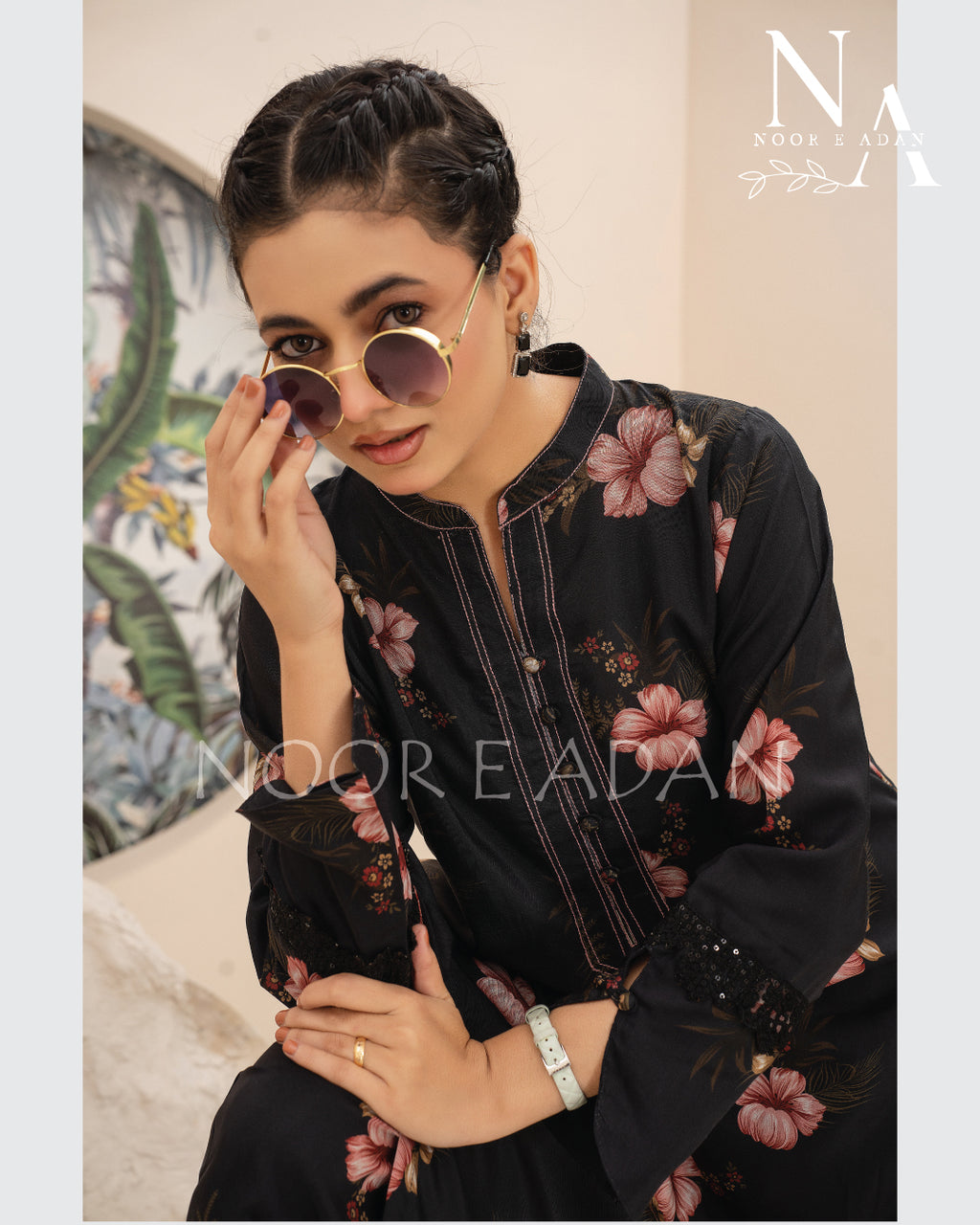 Floral Noir – Winter Viscose