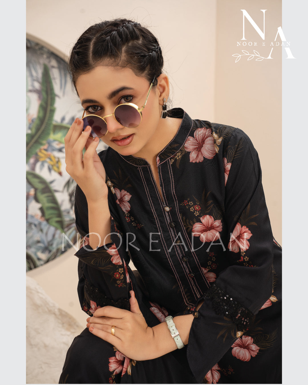 Floral Noir – Winter Viscose