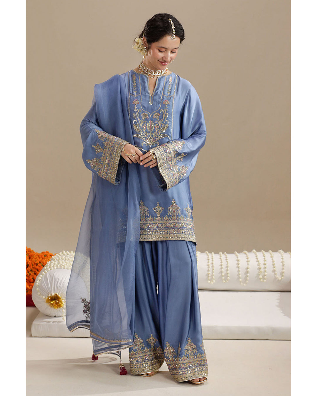Blue Dew | 3 Piece stitched Outfit