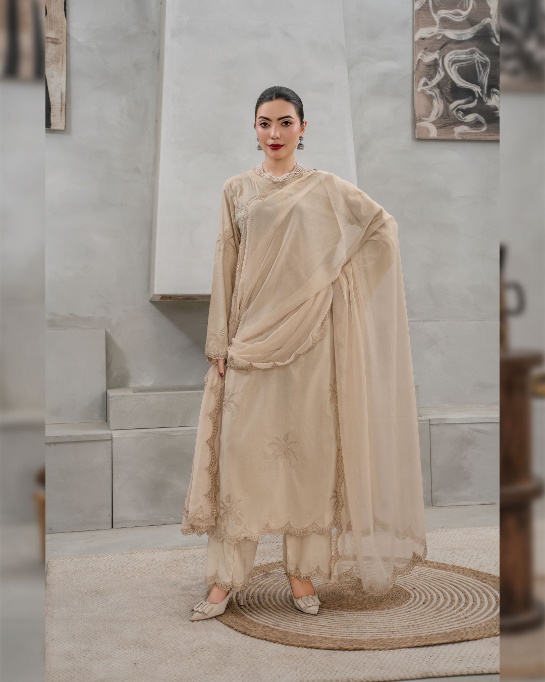 SANDY BLOOM | 3 PIECE STITCHED OUTFIT