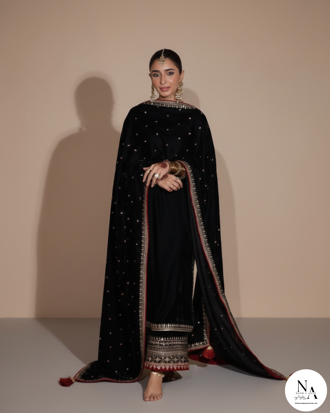 Black Imperial – Luxury Gold Embroidered