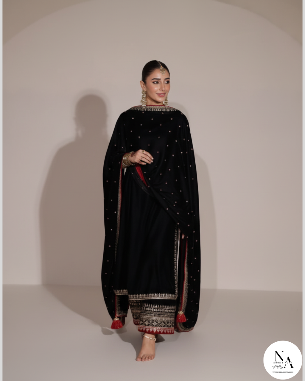 Black Imperial – Luxury Gold Embroidered