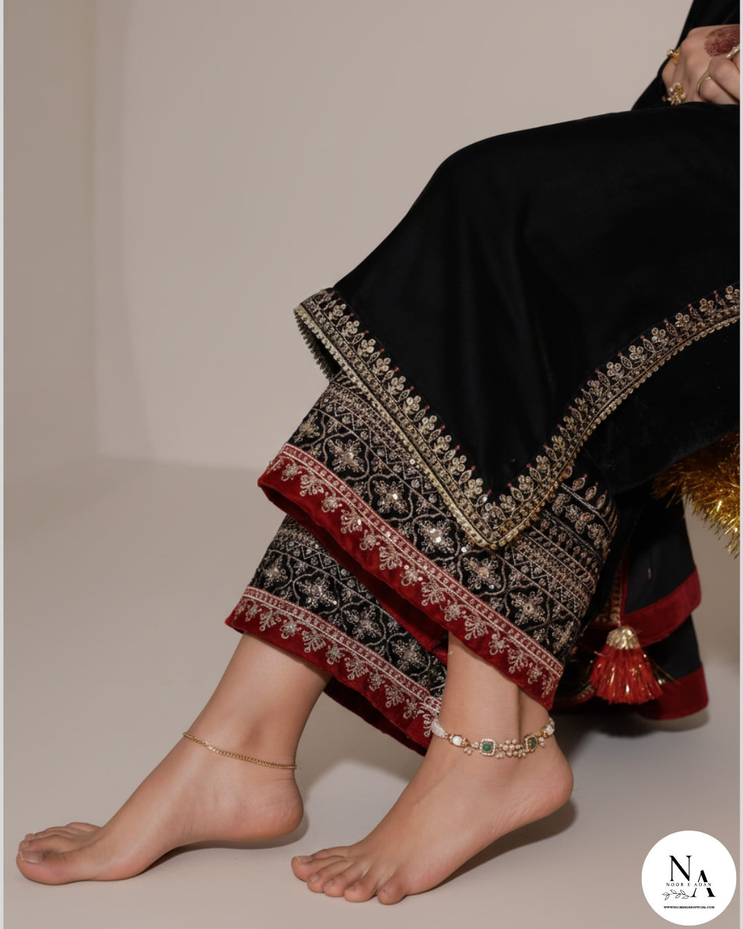 Black Imperial – Luxury Gold Embroidered