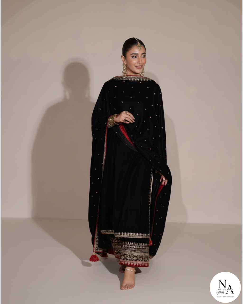 Black Imperial – Luxury Gold Embroidered