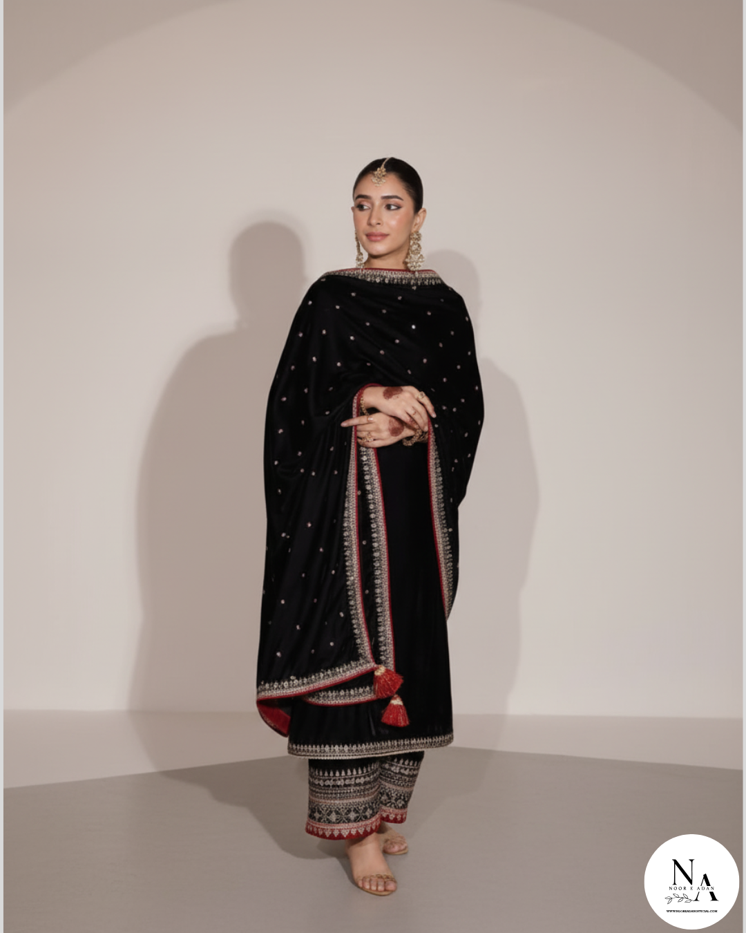 Black Imperial – Luxury Gold Embroidered