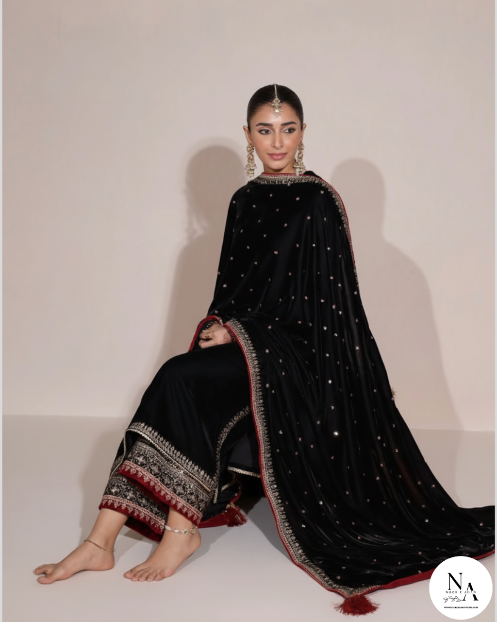 Black Imperial – Luxury Gold Embroidered