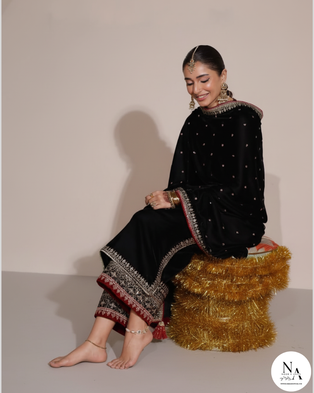 Black Imperial – Luxury Gold Embroidered