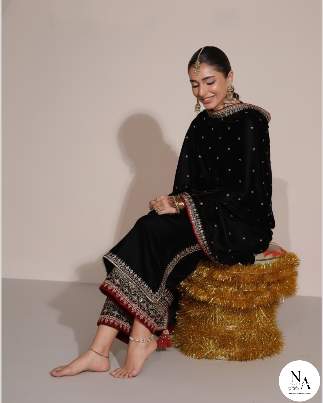 Black Imperial – Luxury Gold Embroidered