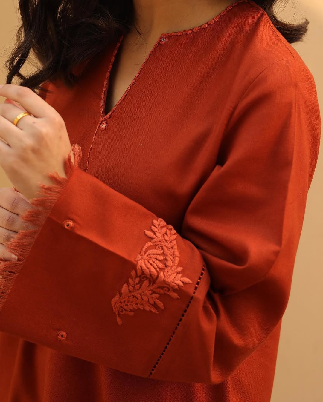 Rust Whisper 3 Piece Stitched Suit