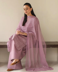 Dusty Lavender | 3-Piece Stitched