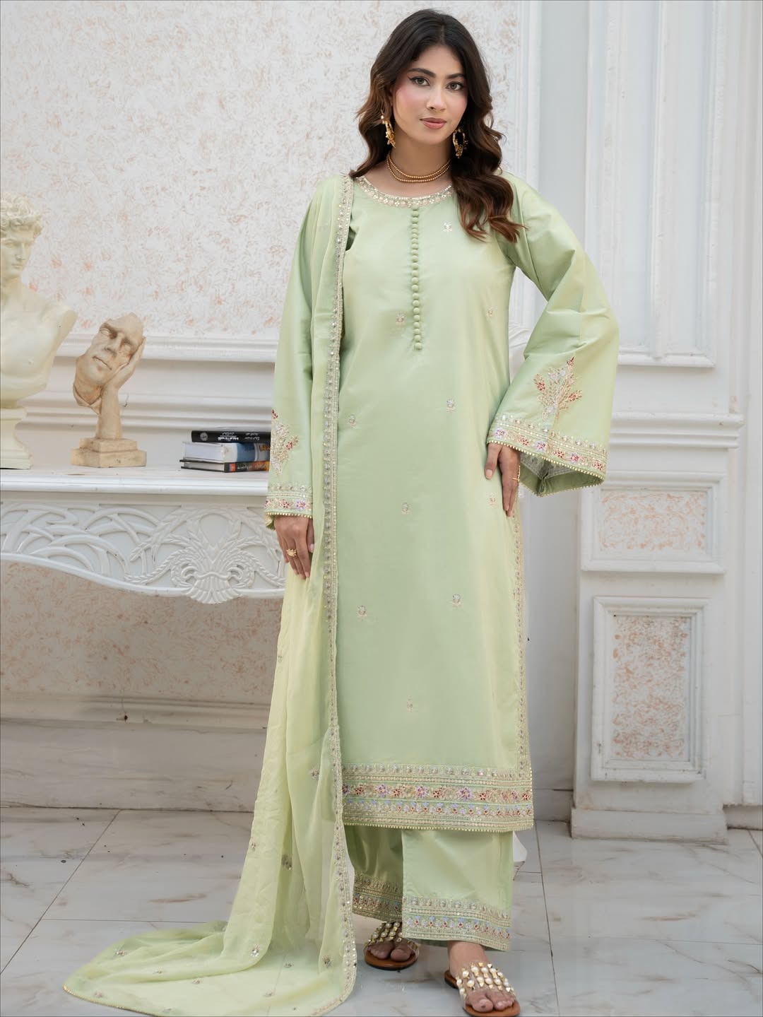 Pista Serenity | 3-Piece Stitched Suit