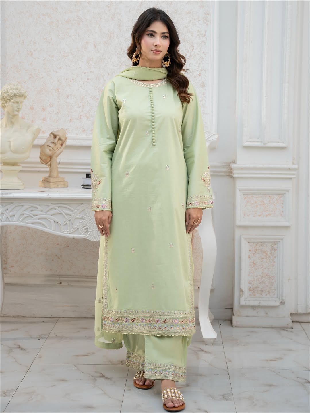 Pista Serenity | 3-Piece Stitched Suit