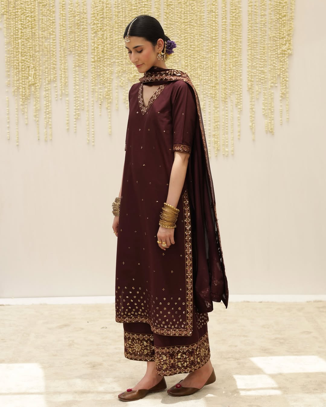 Regal Maroon Majesty – 3 Piece Viscose Stitched Suit
