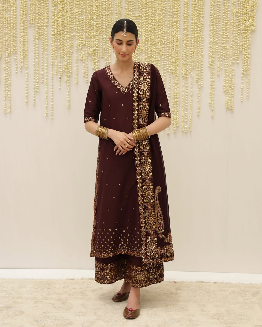 Regal Maroon Majesty – 3 Piece Viscose Stitched Suit