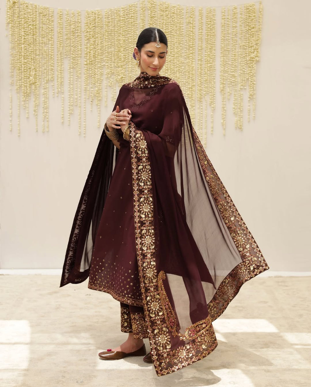 Regal Maroon Majesty – 3 Piece Viscose Stitched Suit