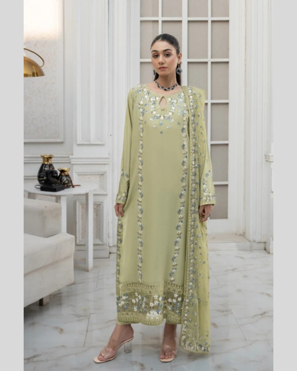 Sage Serenity – Winter Muse by Noor E Adan