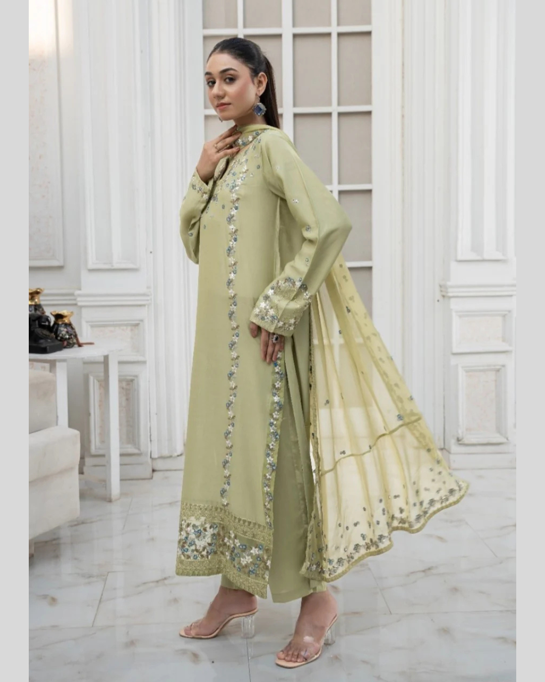 Sage Serenity – Winter Muse by Noor E Adan