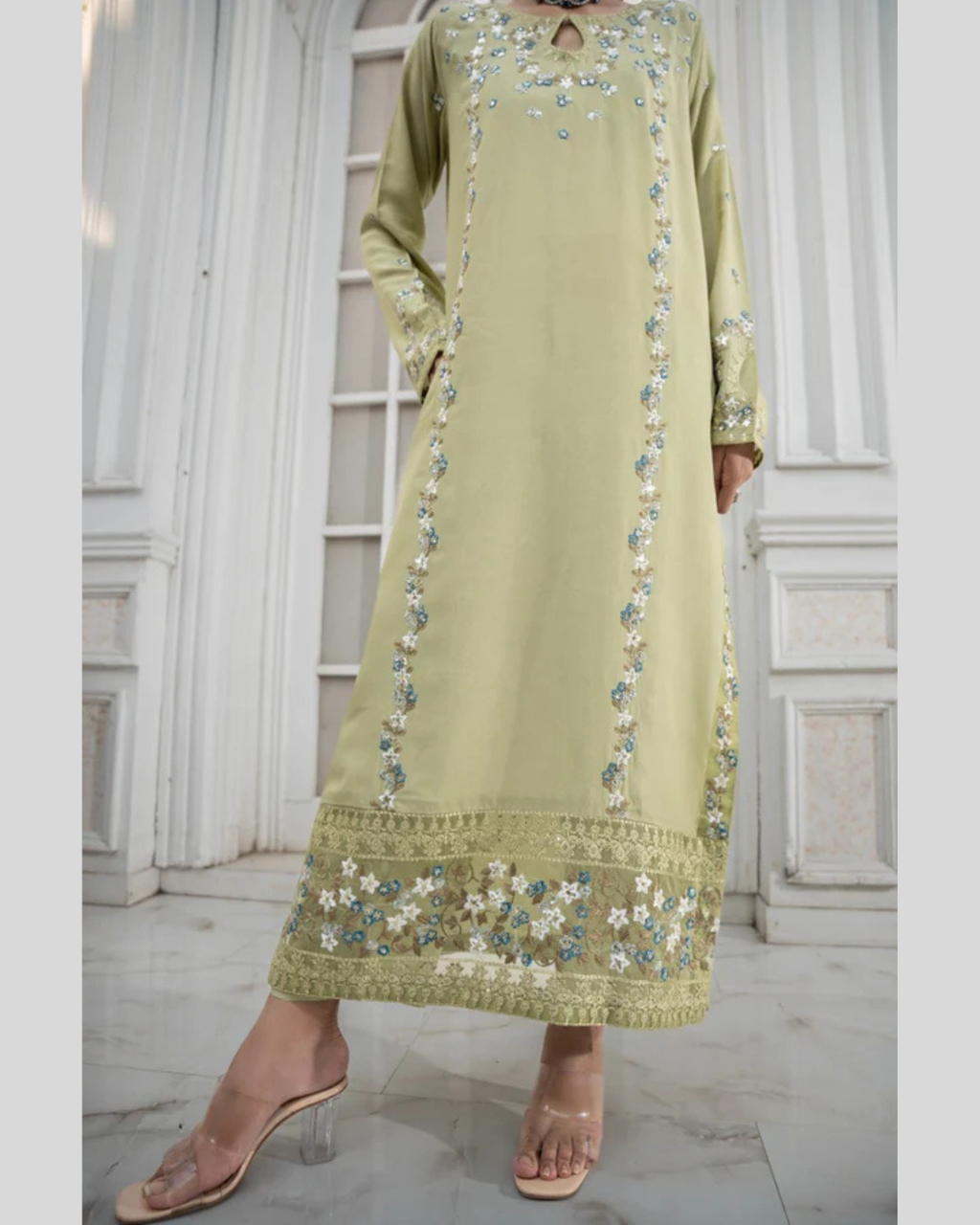 Sage Serenity – Winter Muse by Noor E Adan