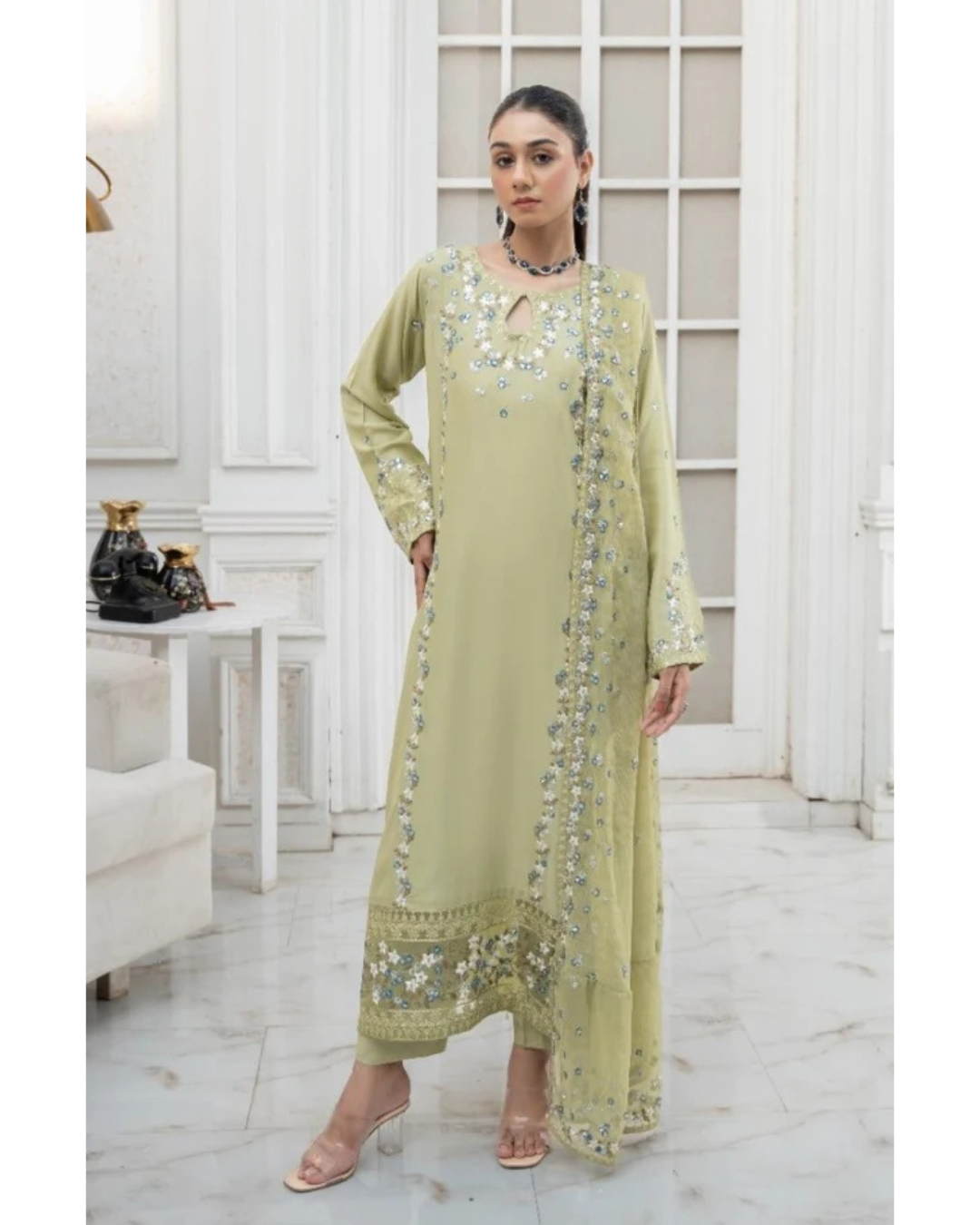 Sage Serenity – Winter Muse by Noor E Adan