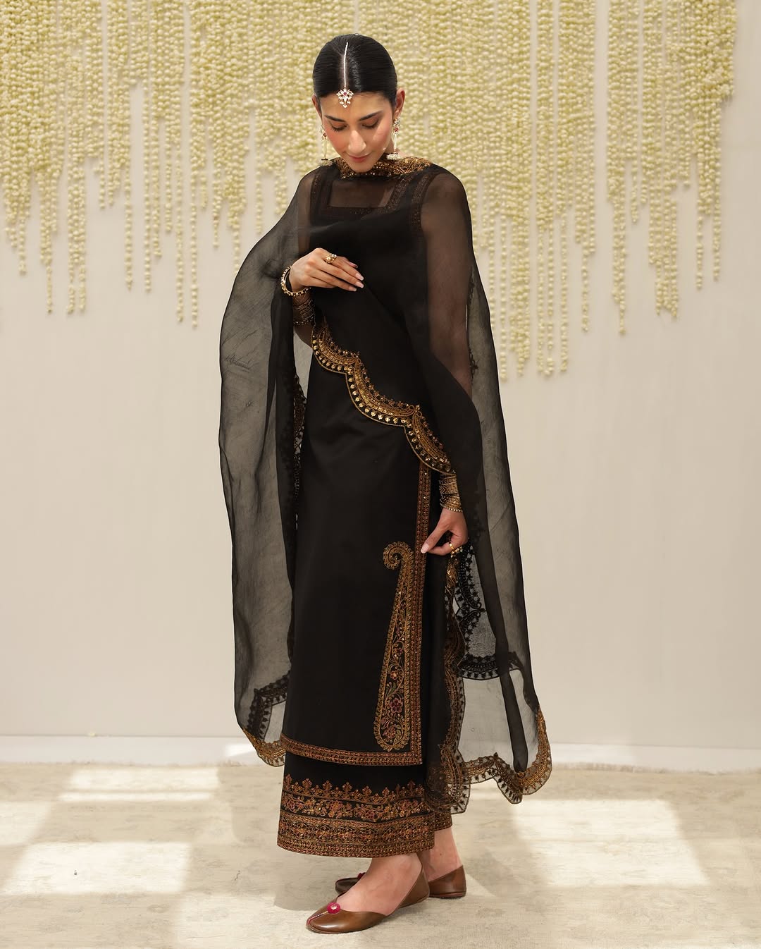 Black Elegance | Embroidered Suit