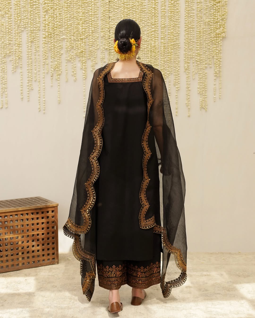 Black Elegance | Embroidered Suit