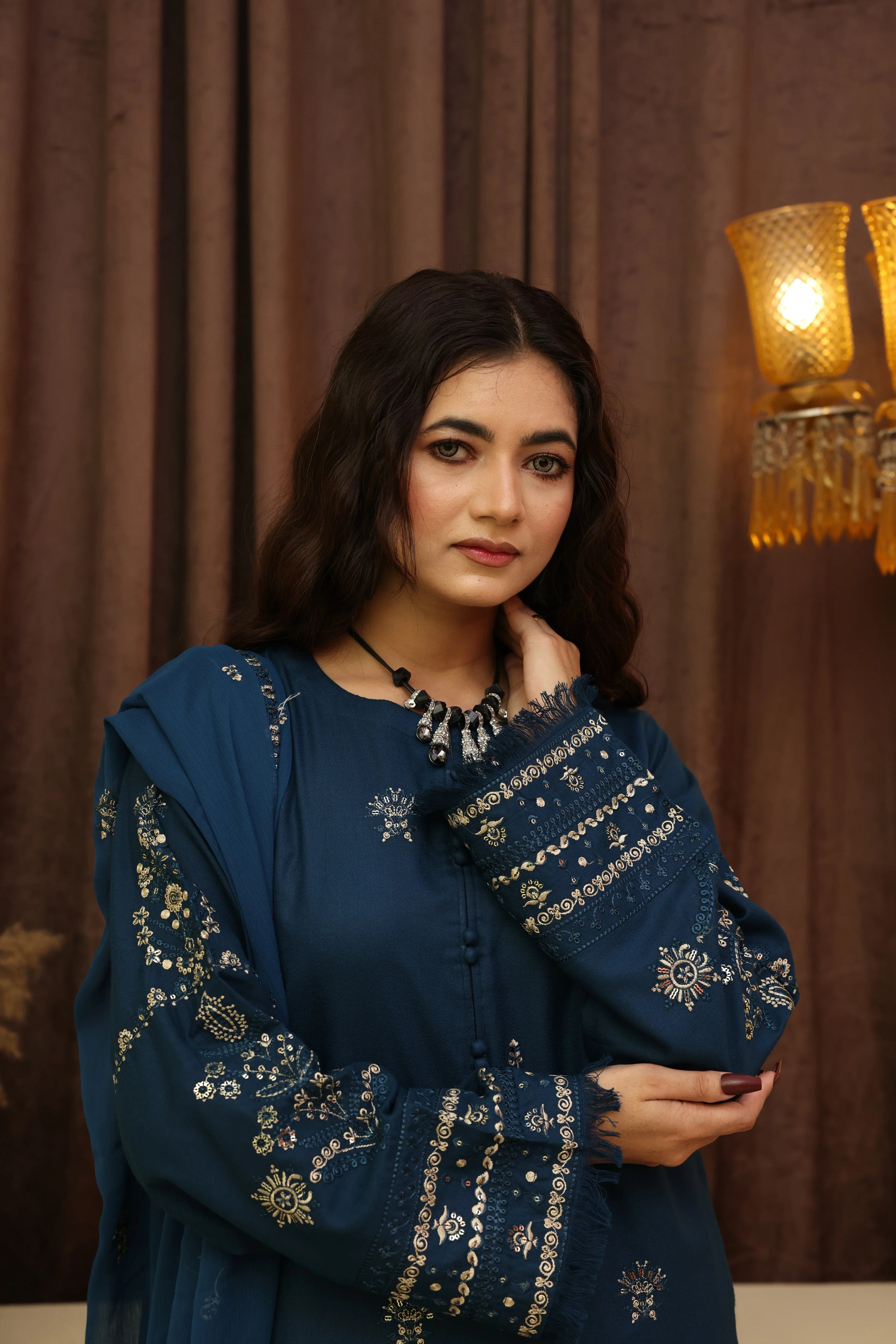 Blue | 3 Piece Stitched Suit