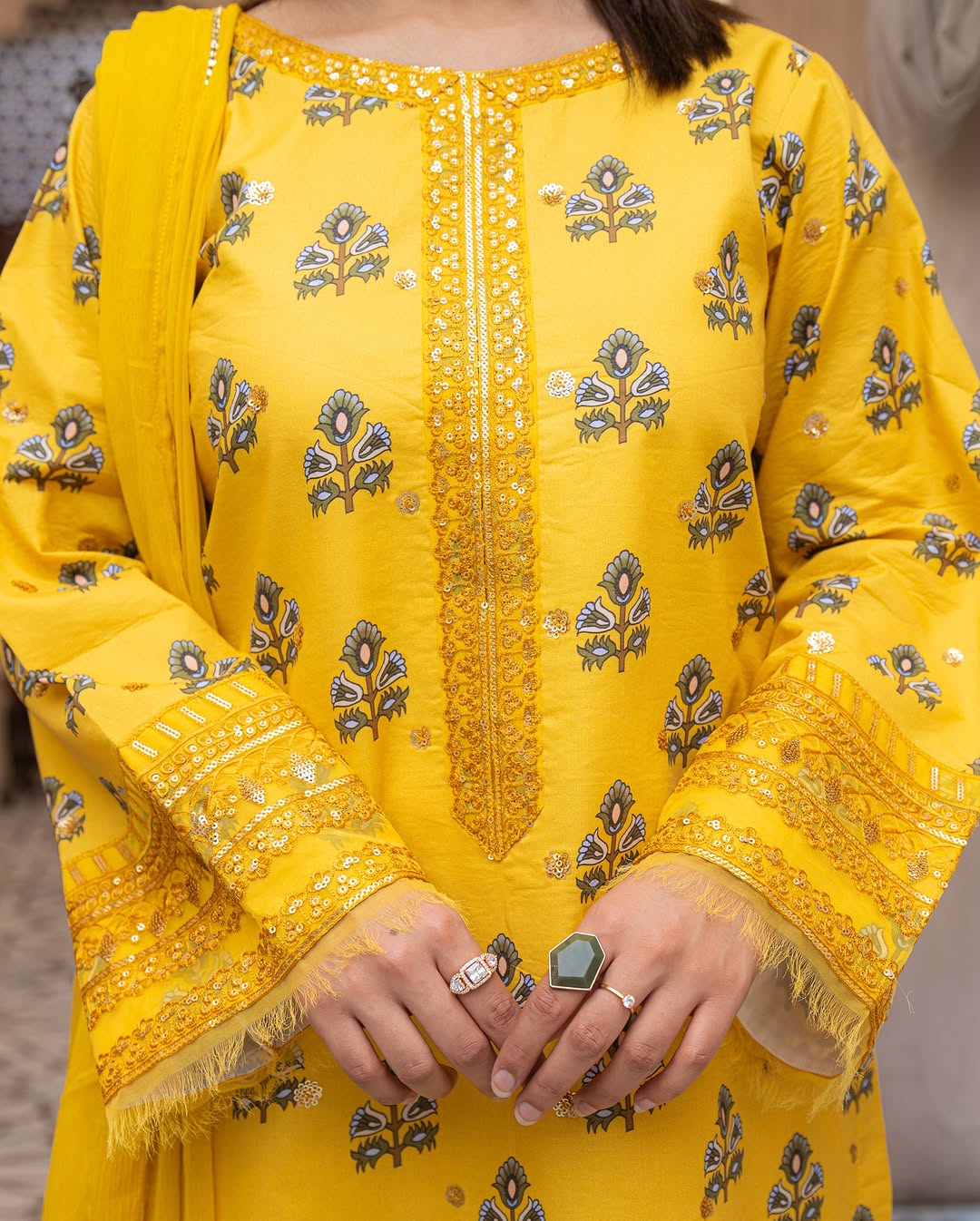 Marigold Flora – Stylish Summer Suit for Women