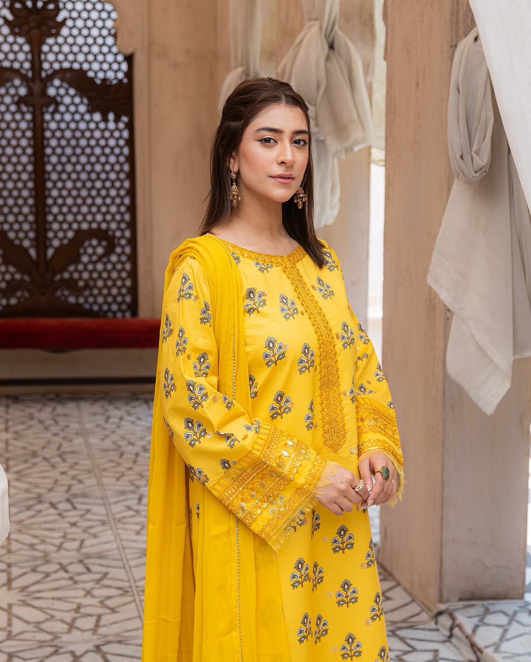 Marigold Flora – Stylish Summer Suit for Women