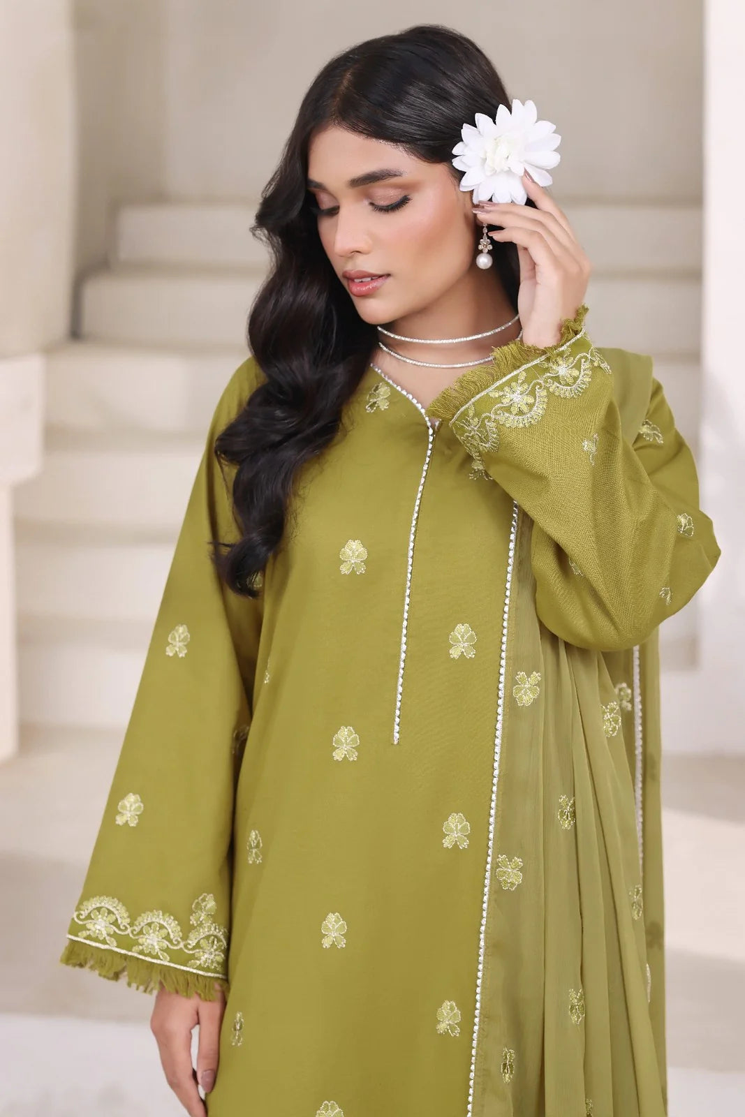 Meadow Glow | 3 Piece Stitched Suit