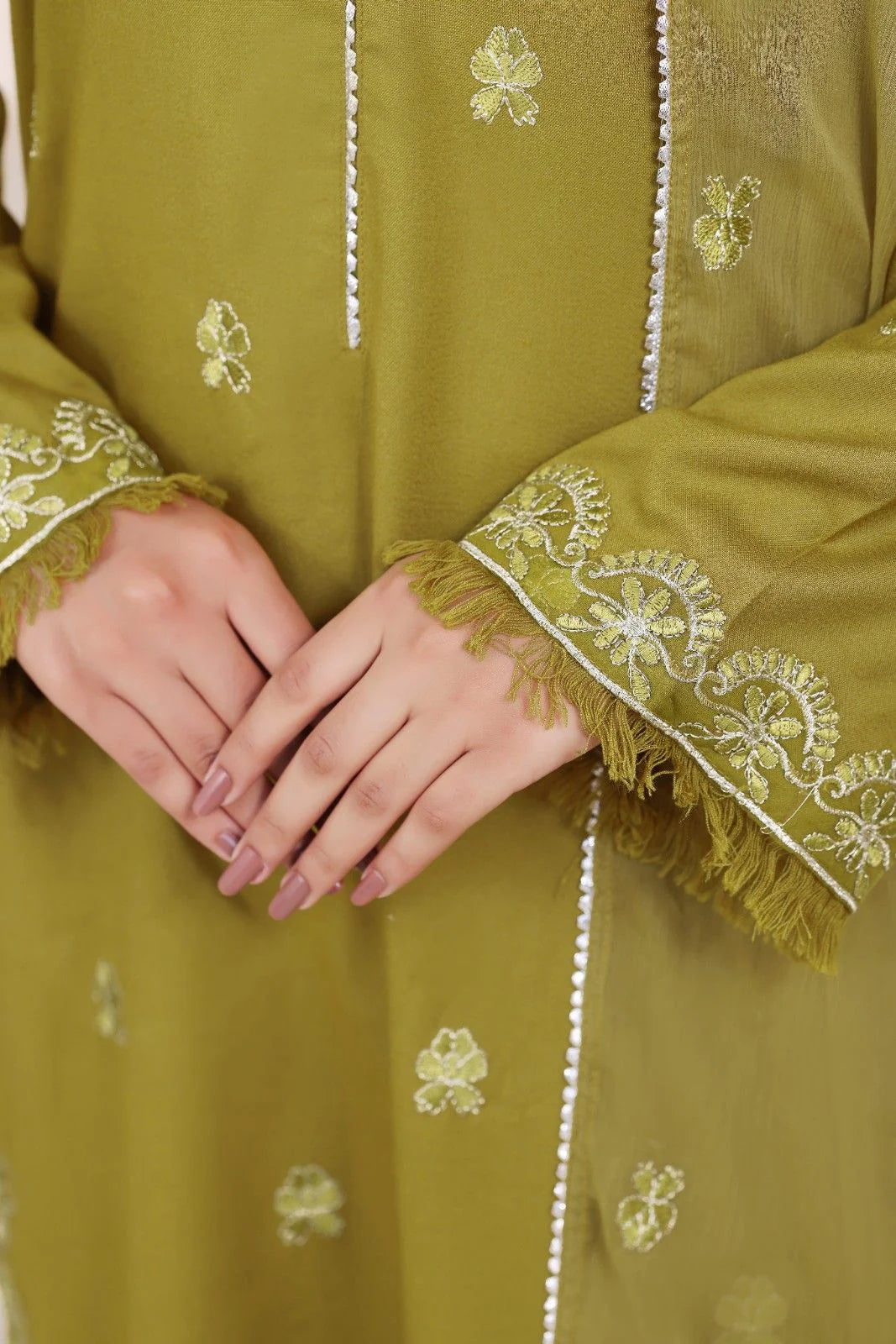 Meadow Glow | 3 Piece Stitched Suit