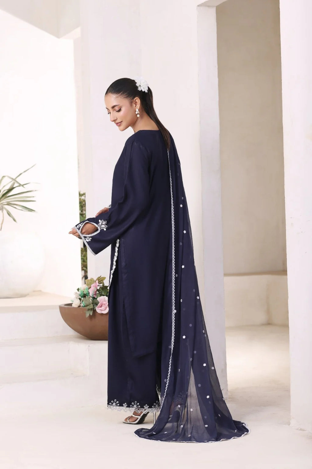 Navy | 3 Piece Stitched Suit