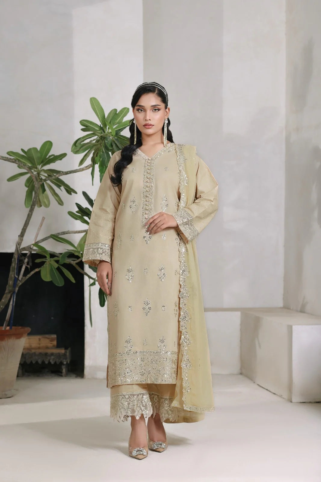 Nazakat | 3 Piece Stitched Suit
