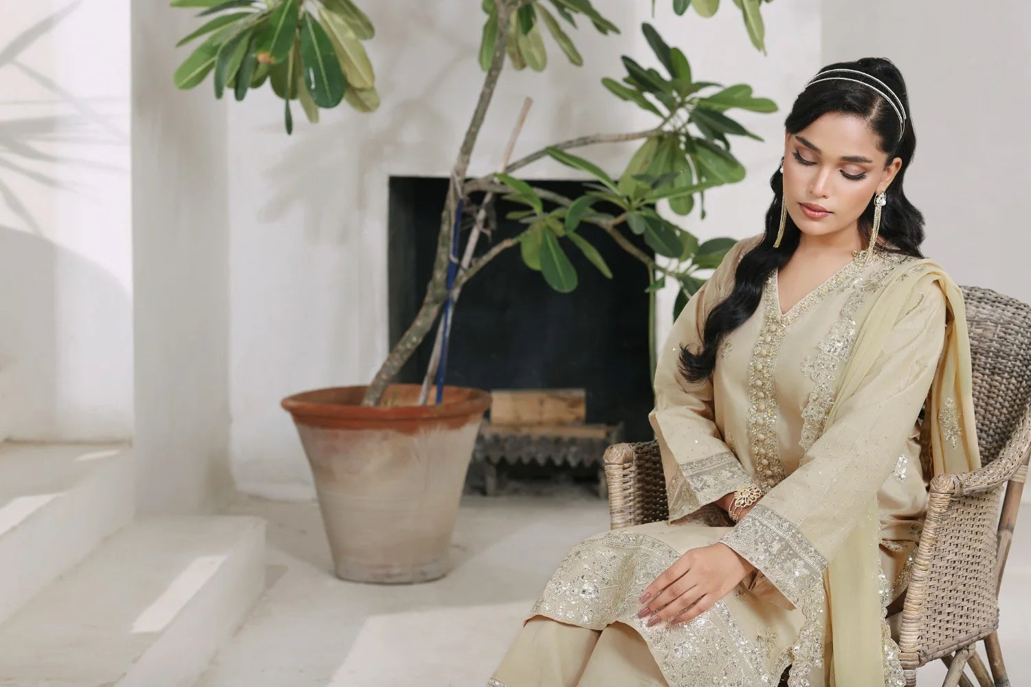 Nazakat | 3 Piece Stitched Suit