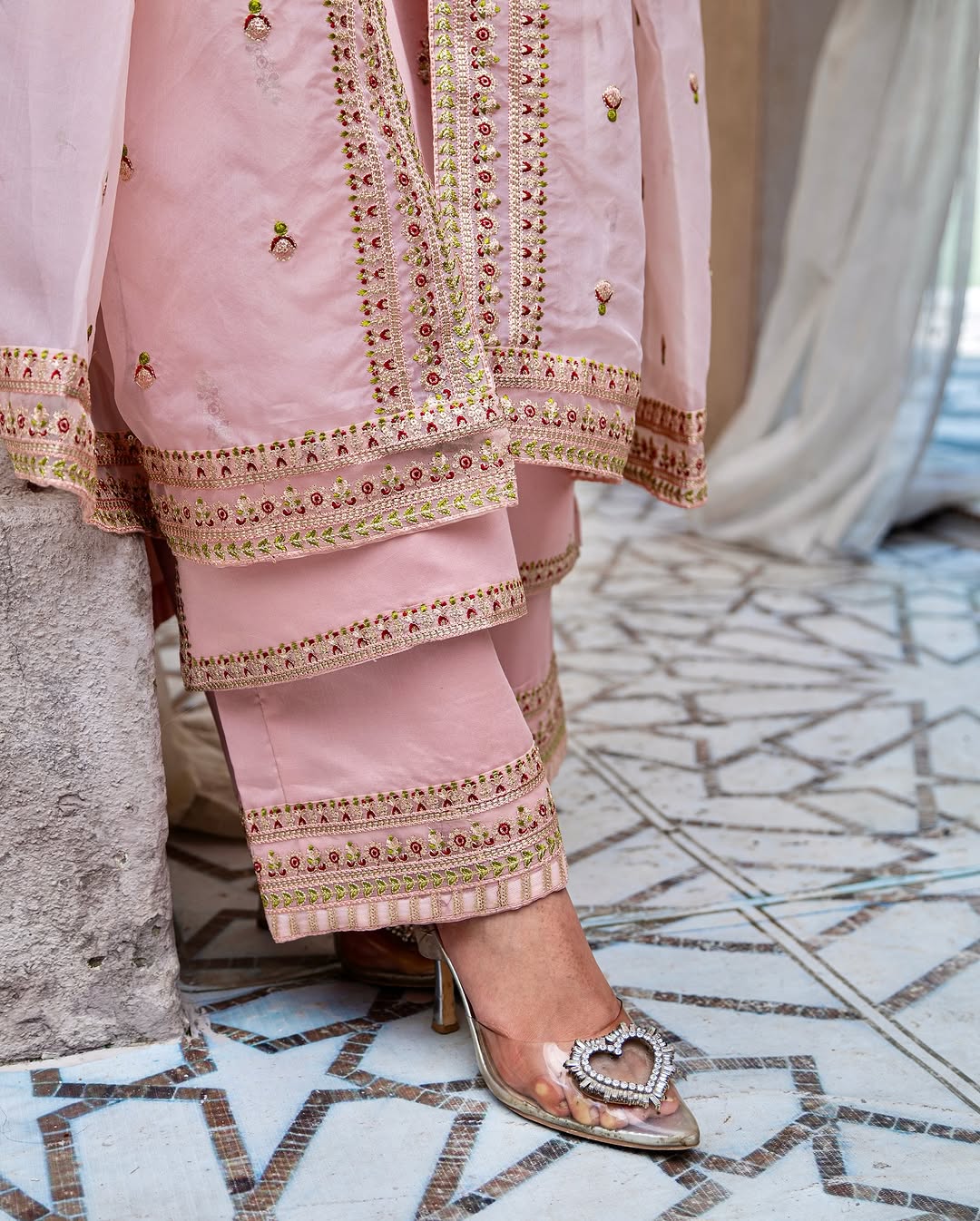 Royal Pink Majesty – Premium Stitched Suit for Women
