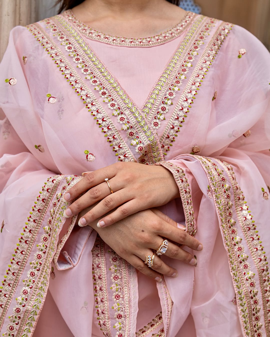 Royal Pink Majesty – Premium Stitched Suit for Women